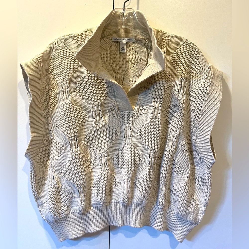 Autumn Cashmere Cotton Knit Polo